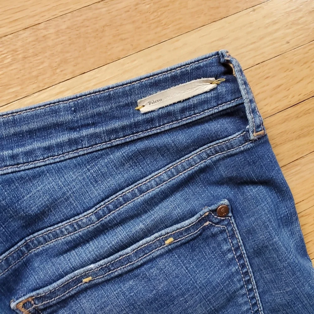 Anthropologie Roll Up Denim Shorts sz 28 - Picture 5 of 6